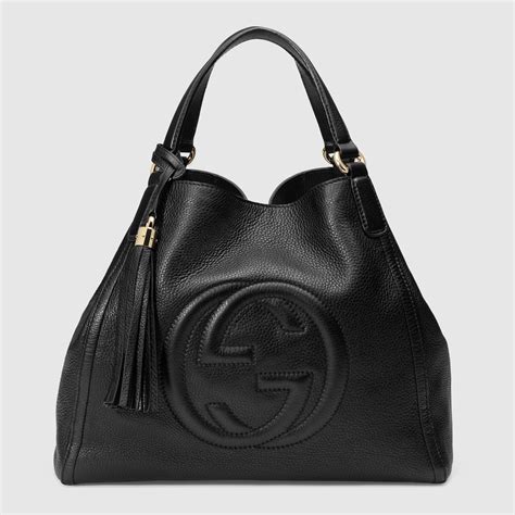 gucci busta carta|gucci black leather handbags.